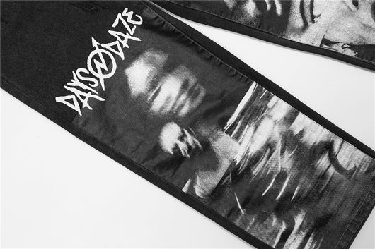 Jeans con Estampado Abstracto Spoof - Image 7