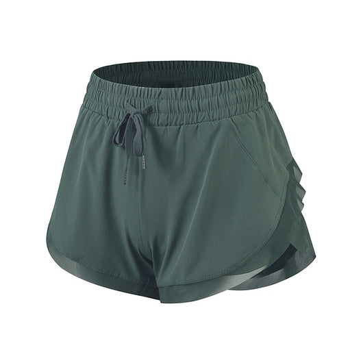 Shorts Deportivos Dos Piezas Cintura Alta Mujer Compresión - Image 16