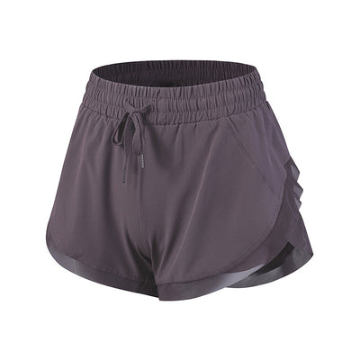 Shorts Deportivos Dos Piezas Cintura Alta Mujer Compresión - Image 6