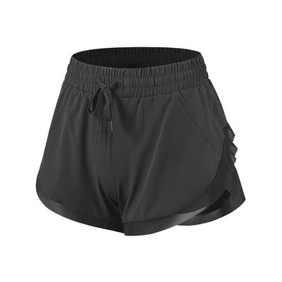 Shorts Deportivos Dos Piezas Cintura Alta Mujer Compresión - Image 7