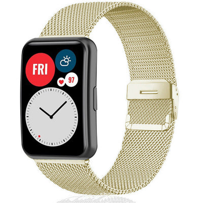 Correa Metálica Malla Huawei Watch Fit - Acero Inoxidable con Cierre Magnético - Image 3