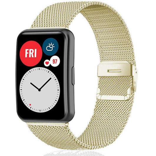 Correa Metálica Malla Huawei Watch Fit - Acero Inoxidable con Cierre Magnético - Image 3