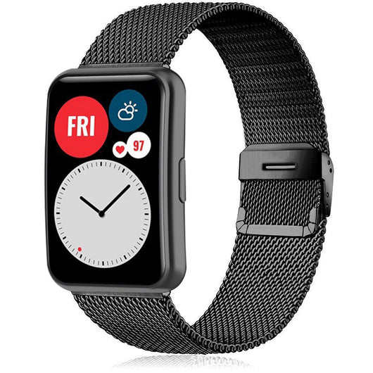 Correa Metálica Malla Huawei Watch Fit - Acero Inoxidable con Cierre Magnético - Image 5