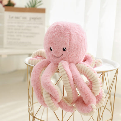 Peluche Pulpo Simulado Adorable - Juguete Suave para Niños y Decoración del Hogar