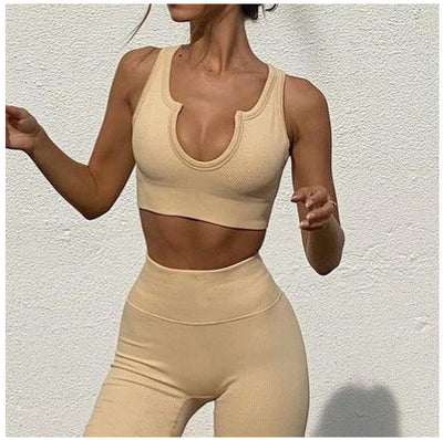 Conjunto Deportivo Yoga Sin Costuras para Mujer - Image 5