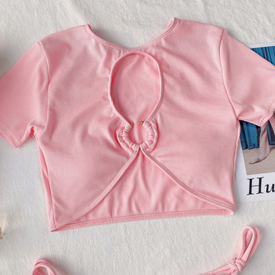 Traje de Baño Bikini Sexy con Detalles Calados para Mujer - Image 2