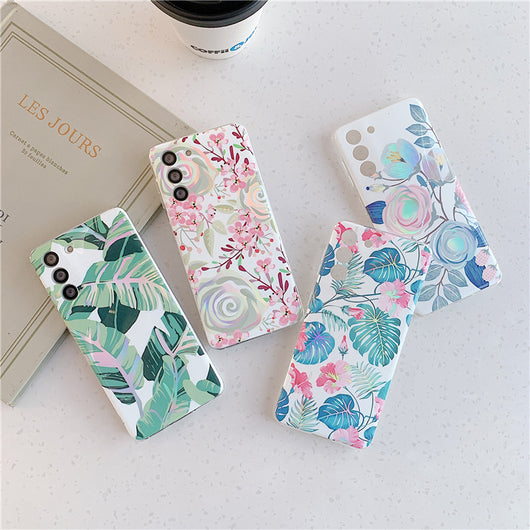 Funda Protectora para Teléfono con Diseño de Flores Láser - Image 6