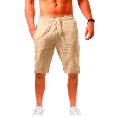 Shorts Deportivos de Algodón y Lino para Hombre - Cómodos y Transpirables - Image 9