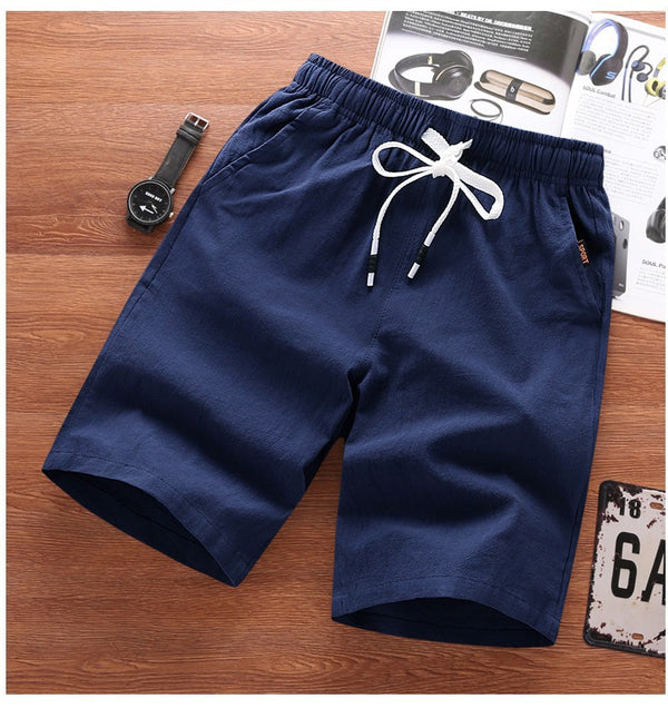 Shorts Casuales para Hombre de Color Sólido - Pantalones Cortos de Playa Holgados