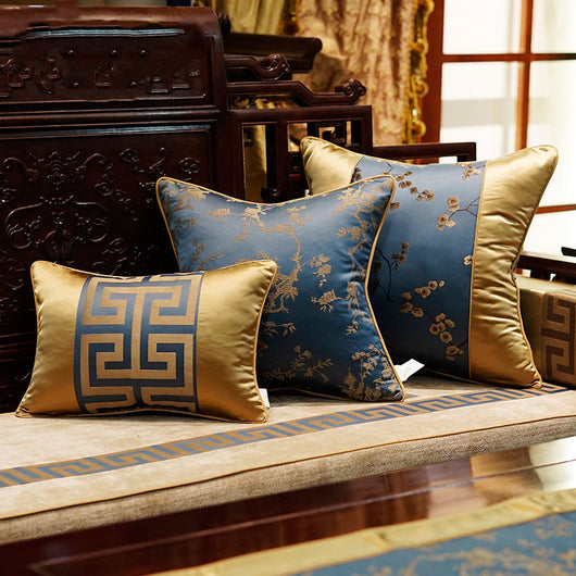 Funda de Almohada Clásica para Sofá Caoba - Elegancia Atemporal - Image 5