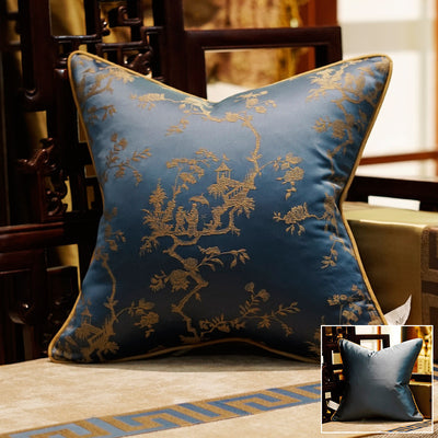 Funda de Almohada Clásica para Sofá Caoba - Elegancia Atemporal - Image 3