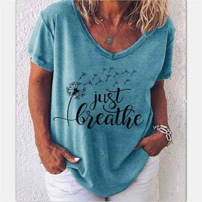 Blusa Estampado Diente de León para Mujer - Manga Corta - Image 9