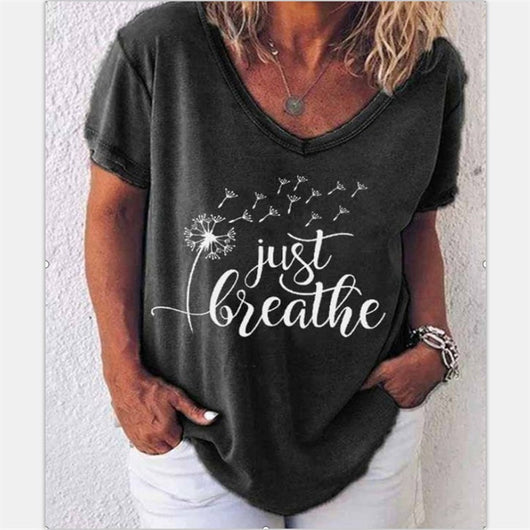 Blusa Estampado Diente de León para Mujer - Manga Corta - Image 10