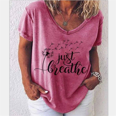Blusa Estampado Diente de León para Mujer - Manga Corta - Image 4