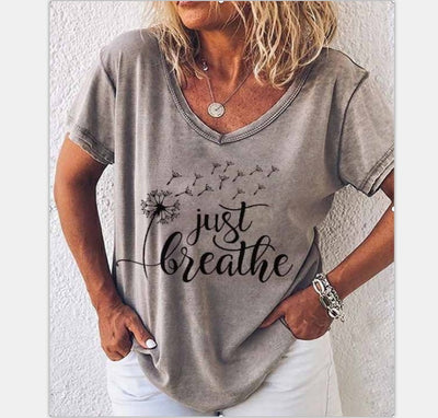 Blusa Estampado Diente de León para Mujer - Manga Corta - Image 5