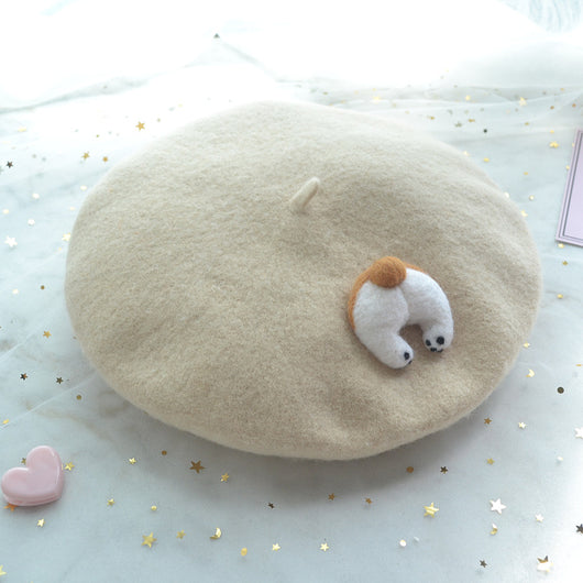 Boina Adorable con Estampa de Corgi - Image 11