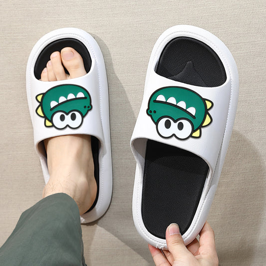 Pantuflas Hombre Verano Antideslizantes Diseño Divertido Suela Gruesa Cómoda