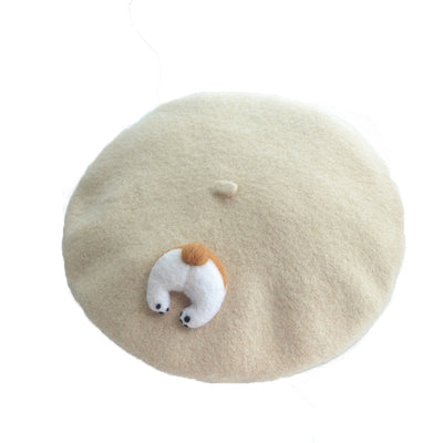 Boina Adorable con Estampa de Corgi - Image 4