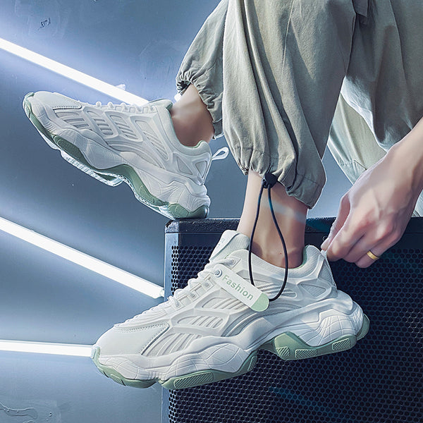 Zapatillas Deportivas Blancas Casual con Plataforma - Estilo Dad Shoes Trendy