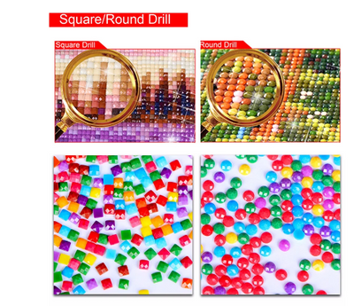 Cuadro de Diamantes Brillantes - Pintura de Diamantes Completa con Cristales Decorativos - Image 8