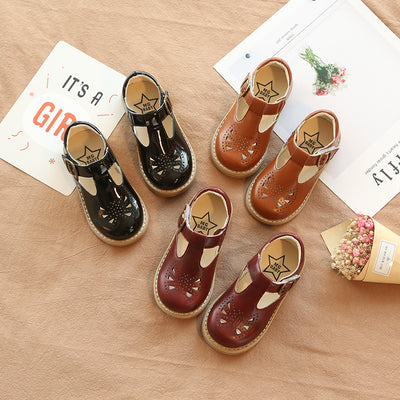 Zapatos Escolares Retro de Cuero para Niñas - Diseño Británico Transpirable - Image 12
