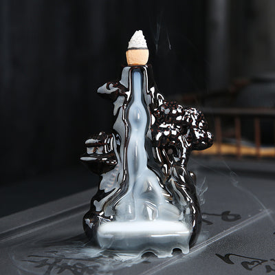 Quemador de Incienso de Flujo Inverso - Torre Cerámica Decorativa - Image 39