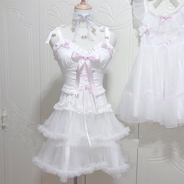 Vestido de Fiesta Blanco con Faja Reductora y Tirantes Ajustables - Image 4