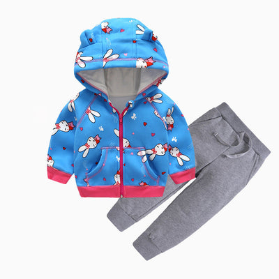 Conjunto de Dos Piezas Infantil en Terciopelo Cristal con Cierre - Image 5