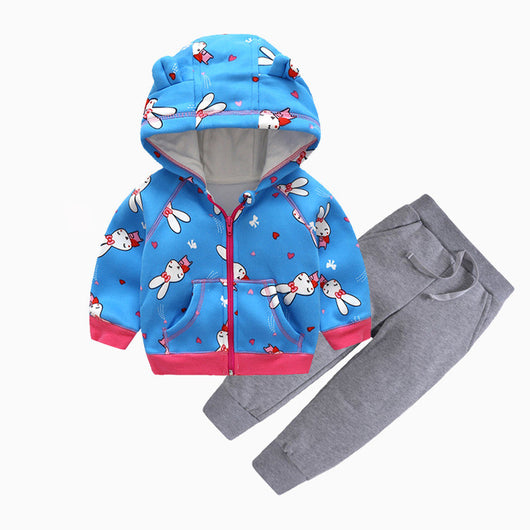 Conjunto de Dos Piezas Infantil en Terciopelo Cristal con Cierre - Image 5