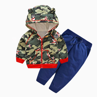 Conjunto de Dos Piezas Infantil en Terciopelo Cristal con Cierre - Image 4