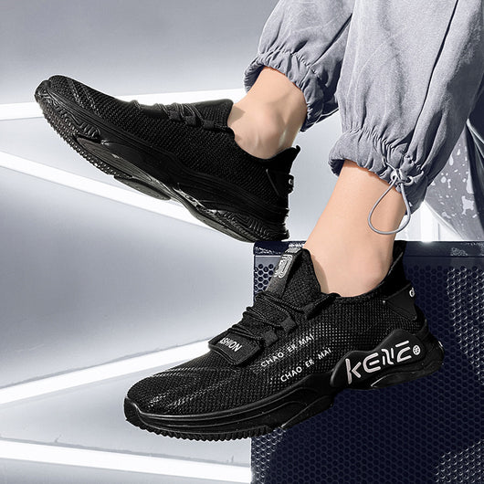 Tenis Deportivos Ligeros con Malla Transpirable para Hombre