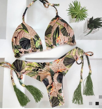 Bikini Estampado Split Diseño Europeo y Americano - Image 16