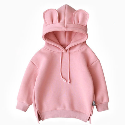 Sudadera Infantil con Capucha y Diseño Cartoon de Colores Sólidos - Image 16