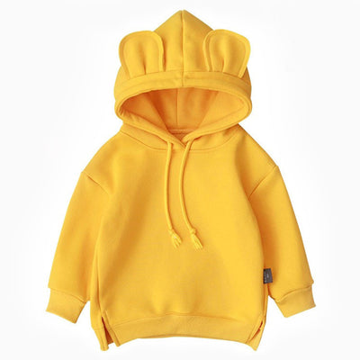 Sudadera Infantil con Capucha y Diseño Cartoon de Colores Sólidos - Image 13
