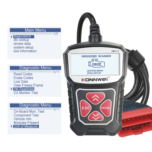 Escáner Diagnóstico Automotriz KW310 con Lector de Códigos - Image 2