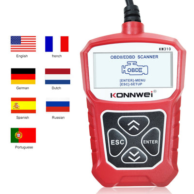 Escáner Diagnóstico Automotriz KW310 con Lector de Códigos - Image 4