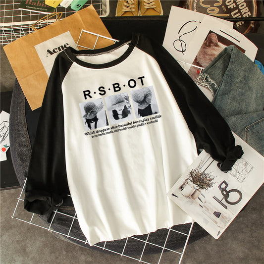 Blusa Suelta de Primavera y Otoño - Diseño Patchwork Personalizado Talla Grande