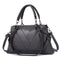 Bolso de Cuero Suave con Detalles de Color - Bolsa Shopper Grande para Mujer