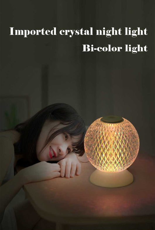 Lámpara de Mesa Táctil de Cristal con Luz RGB - Image 11