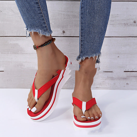 Sandalias Plataforma para Mujer - Chanclas Cómodas de Verano