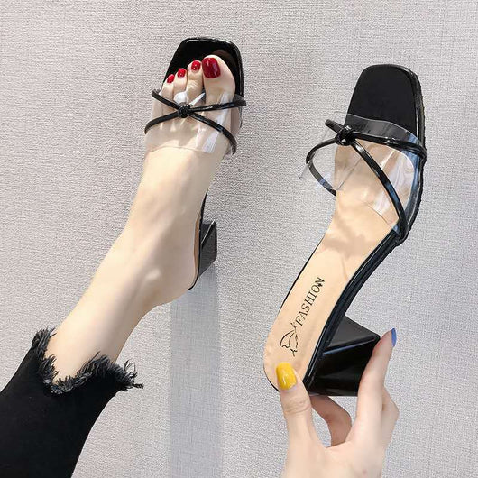 Sandalias Transparentes Mujer Verano - Estilo Moderno y Cómodo - Image 4