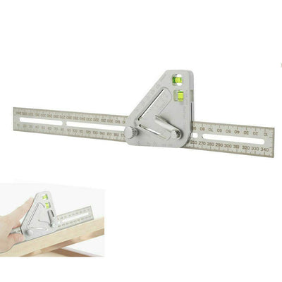 Regla Triangular Multifuncional para Carpintería - Herramienta de Medición de Ángulos Profesional - Image 12