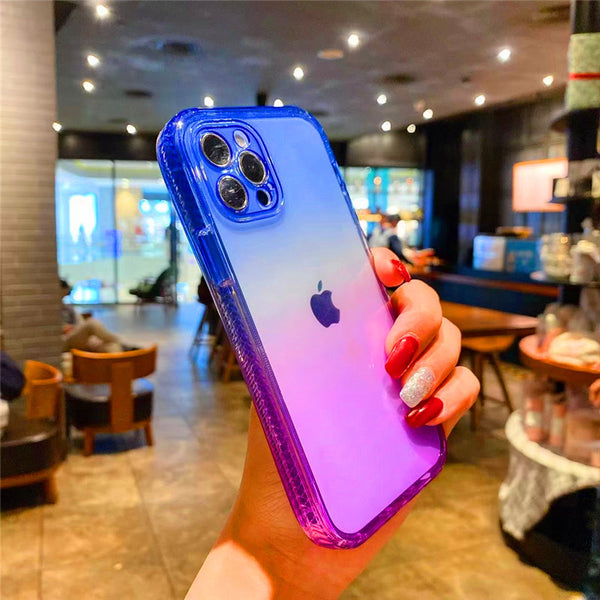 Funda Protectora Degradado Arcoíris para Celular