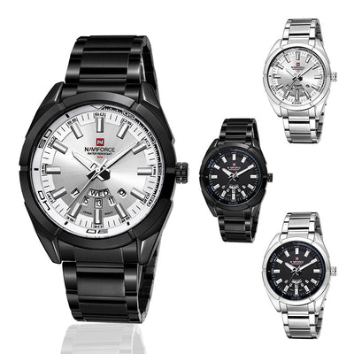 Reloj de Negocios para Hombre con Correa de Acero, Calendario y Semana - Image 18