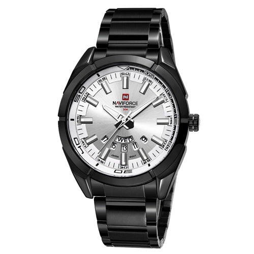 Reloj de Negocios para Hombre con Correa de Acero, Calendario y Semana - Image 19