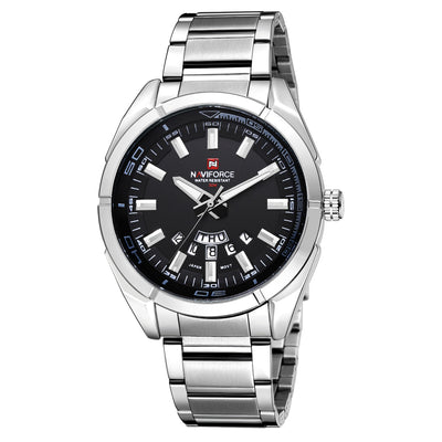 Reloj de Negocios para Hombre con Correa de Acero, Calendario y Semana - Image 3