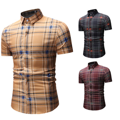 Camisa a Cuadros Casual para Hombre - Perfecta para Verano