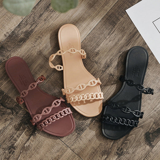 Sandalias y Pantuflas Cómodas con Suela Plana y Diseño Ergonómico - Image 7