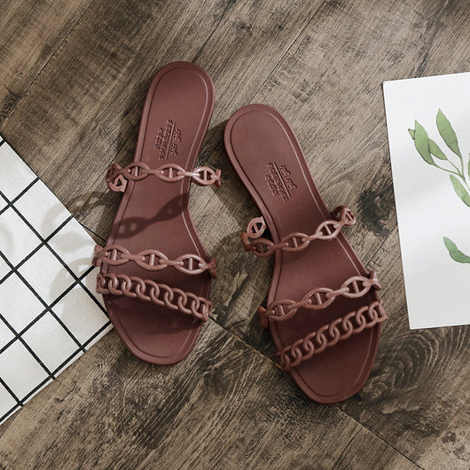 Sandalias y Pantuflas Cómodas con Suela Plana y Diseño Ergonómico - Image 8