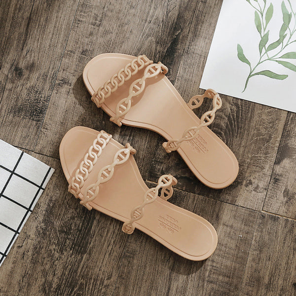 Sandalias y Pantuflas Cómodas con Suela Plana y Diseño Ergonómico - Image 5